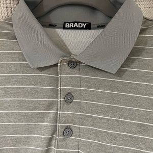 Brady Brand “Cool Touch” Striped Polo